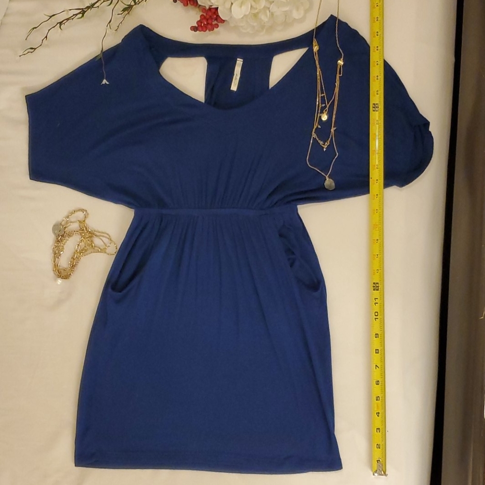 Navy mini dress